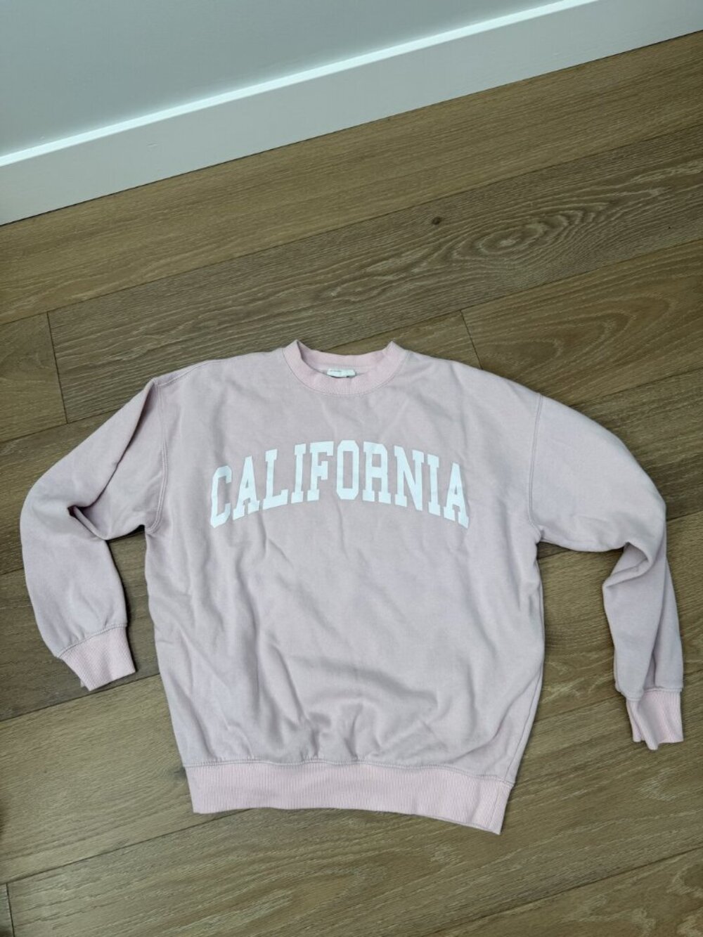 Reflex Light Pink CALIFORNIA Crewneck Sweatshirt - Size S